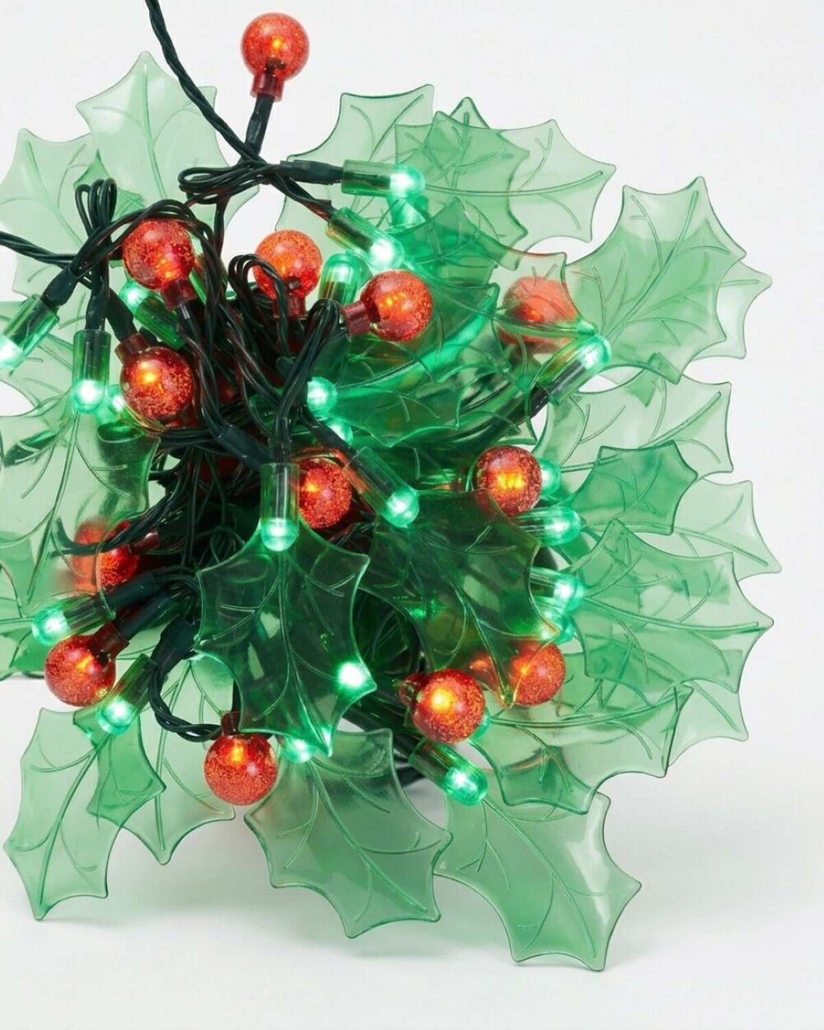 120 Green & Red LED With Holly Leaf & Berries 8 Function | 2.9m — image 6