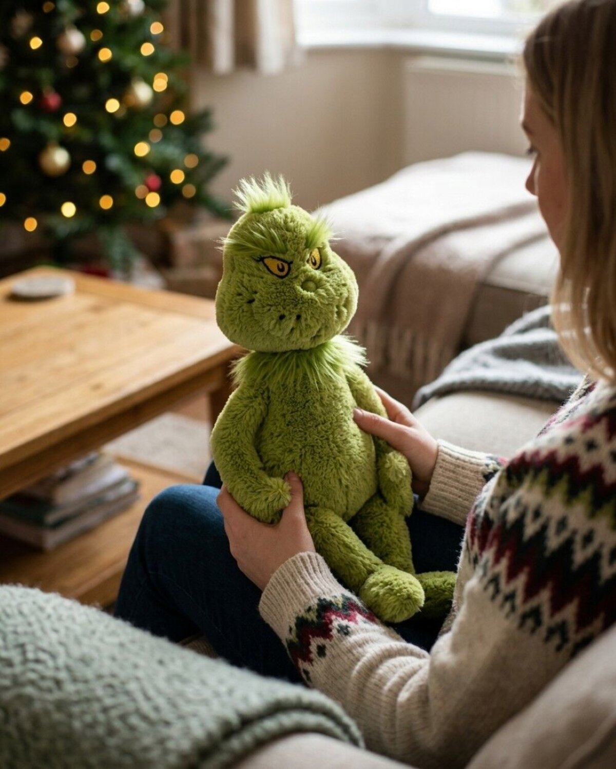 Official Dr. Seuss The Grinch Plush Toy | 40cm Soft Christmas Doll — image 4