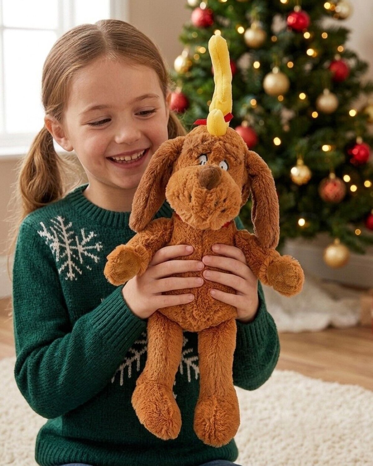Official Dr. Seuss The Grinch Max Dog Plush | 40cm Reindeer Toy — image 3