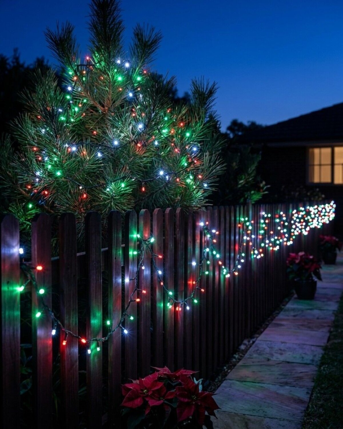1000 Multi Christmas Colour LED String Fairy Lights 8 Function With Timer | 50m — image 2