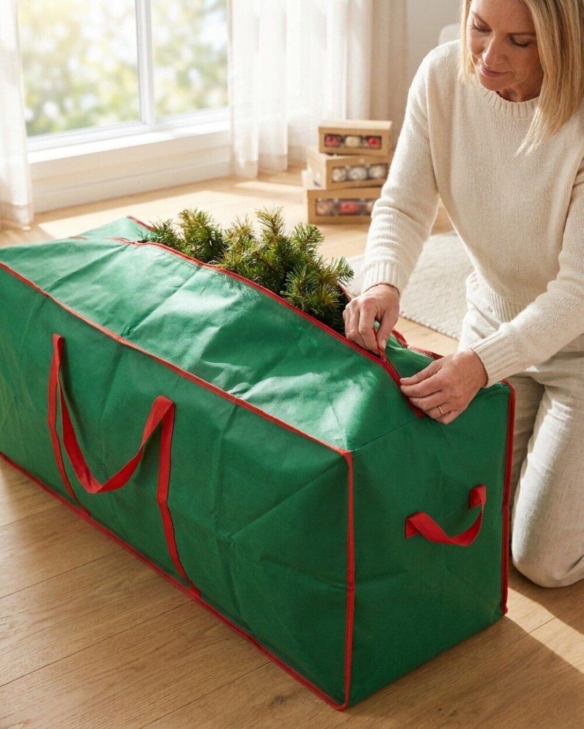 Artificial Christmas Tree Storage Bag | Fits Segmented Trees Up To 2.4m — image 3