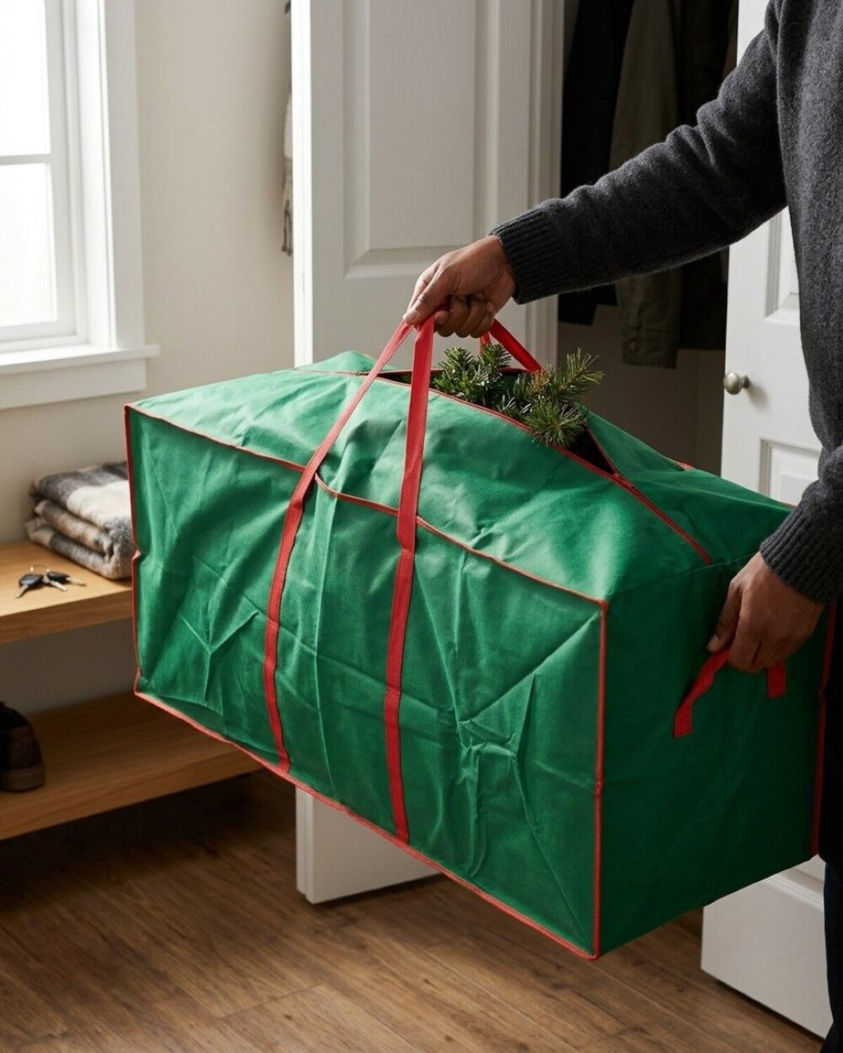 Artificial Christmas Tree Storage Bag | Fits Segmented Trees Up To 2.4m — image 4