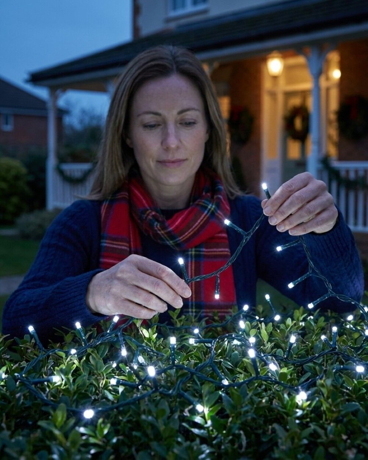 500 Cool White LED String Fairy Lights 8 Function With Timer | 25m — image 3