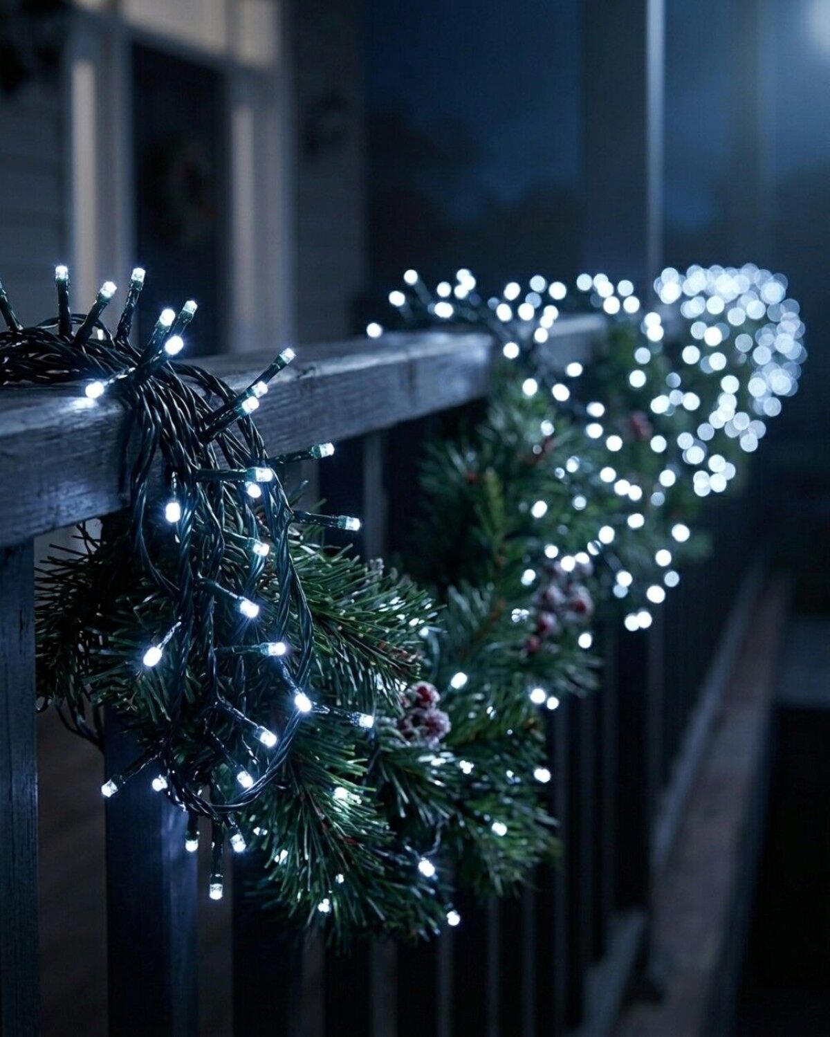 500 Cool White LED String Fairy Lights 8 Function With Timer | 25m — image 4