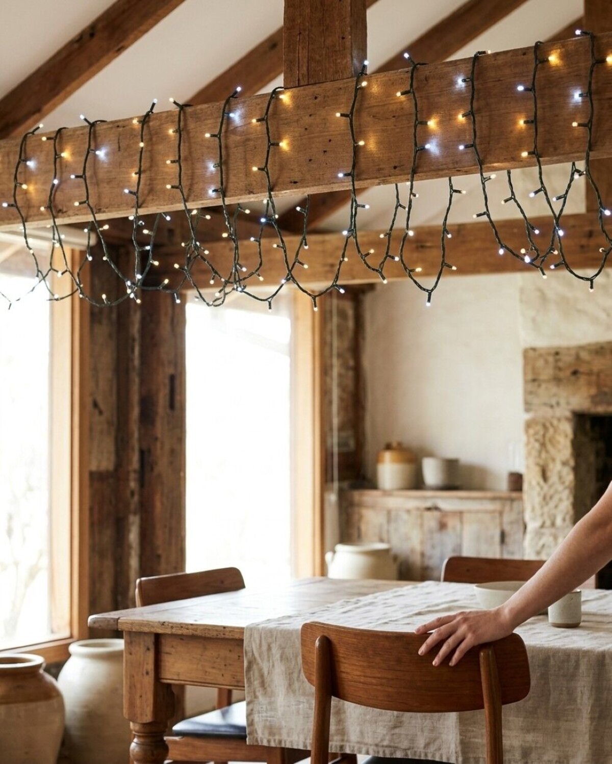 500 Warm & Cool White LED String Fairy Lights 8 Function With Timer | 25m — image 4