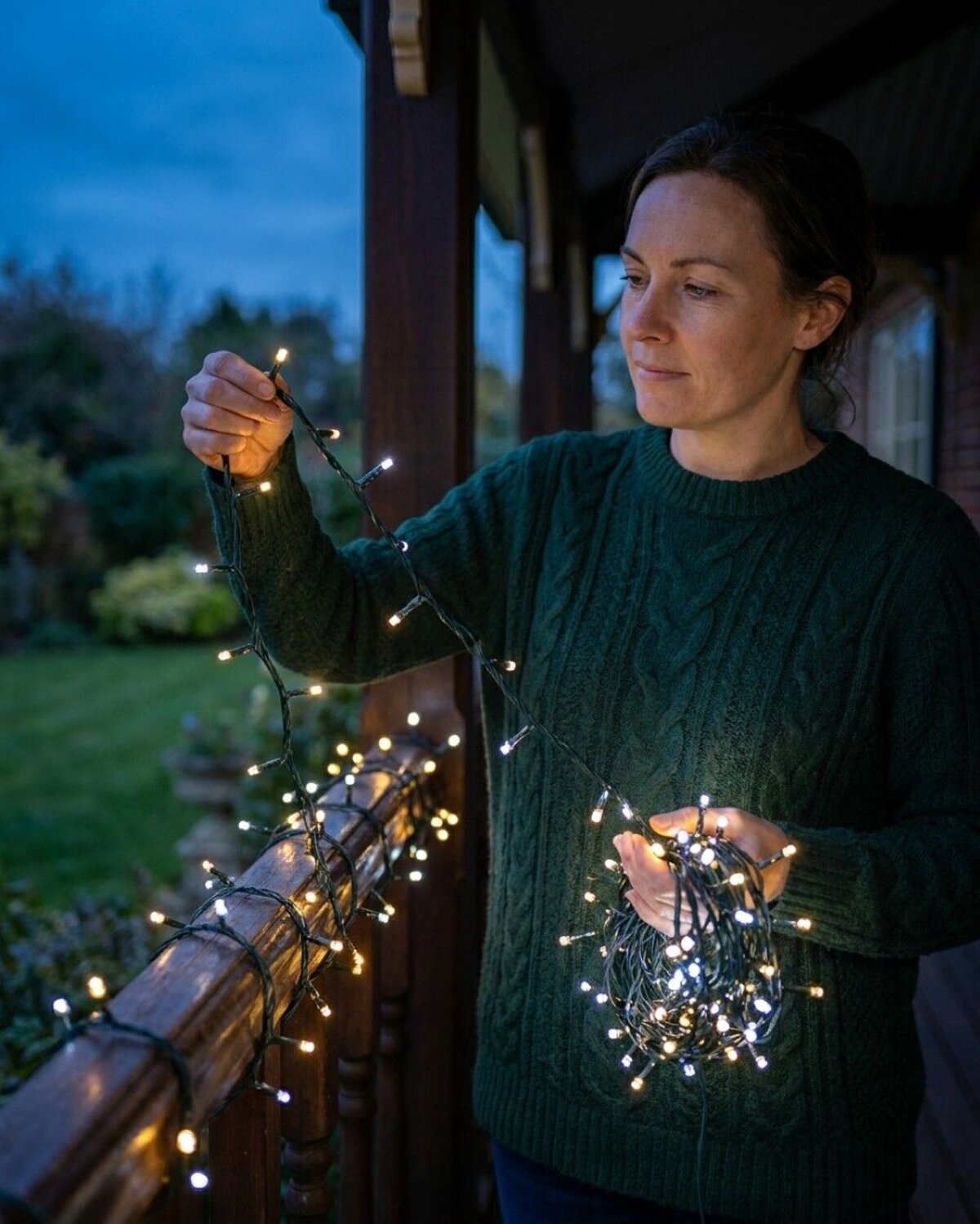 500 Warm & Cool White LED String Fairy Lights 8 Function With Timer | 25m — image 3