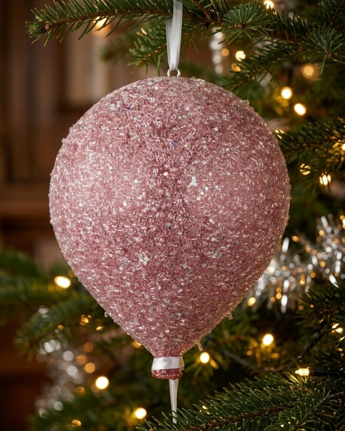 Pastel Pink Sugar Balloon Whimsical Large Display Ornament | 20cm — image 2