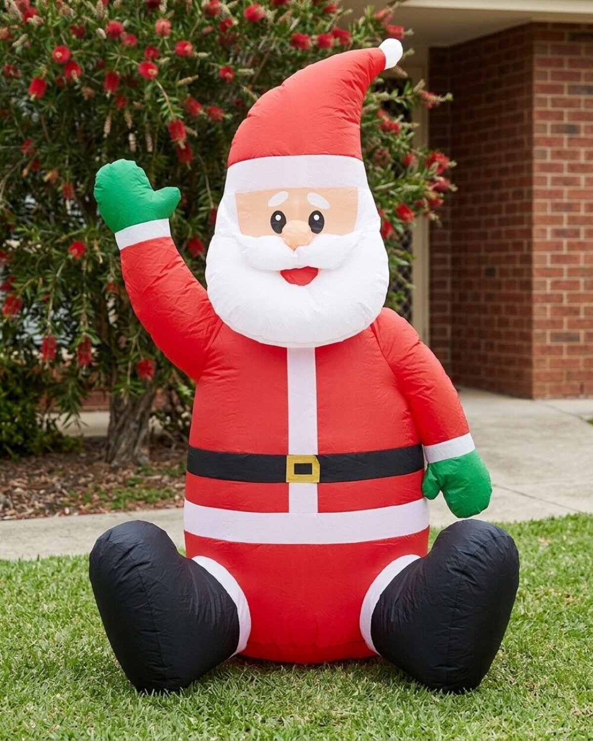 1.8m Jolly Sitting Santa | LED Outdoor Christmas Inflatable — image 4
