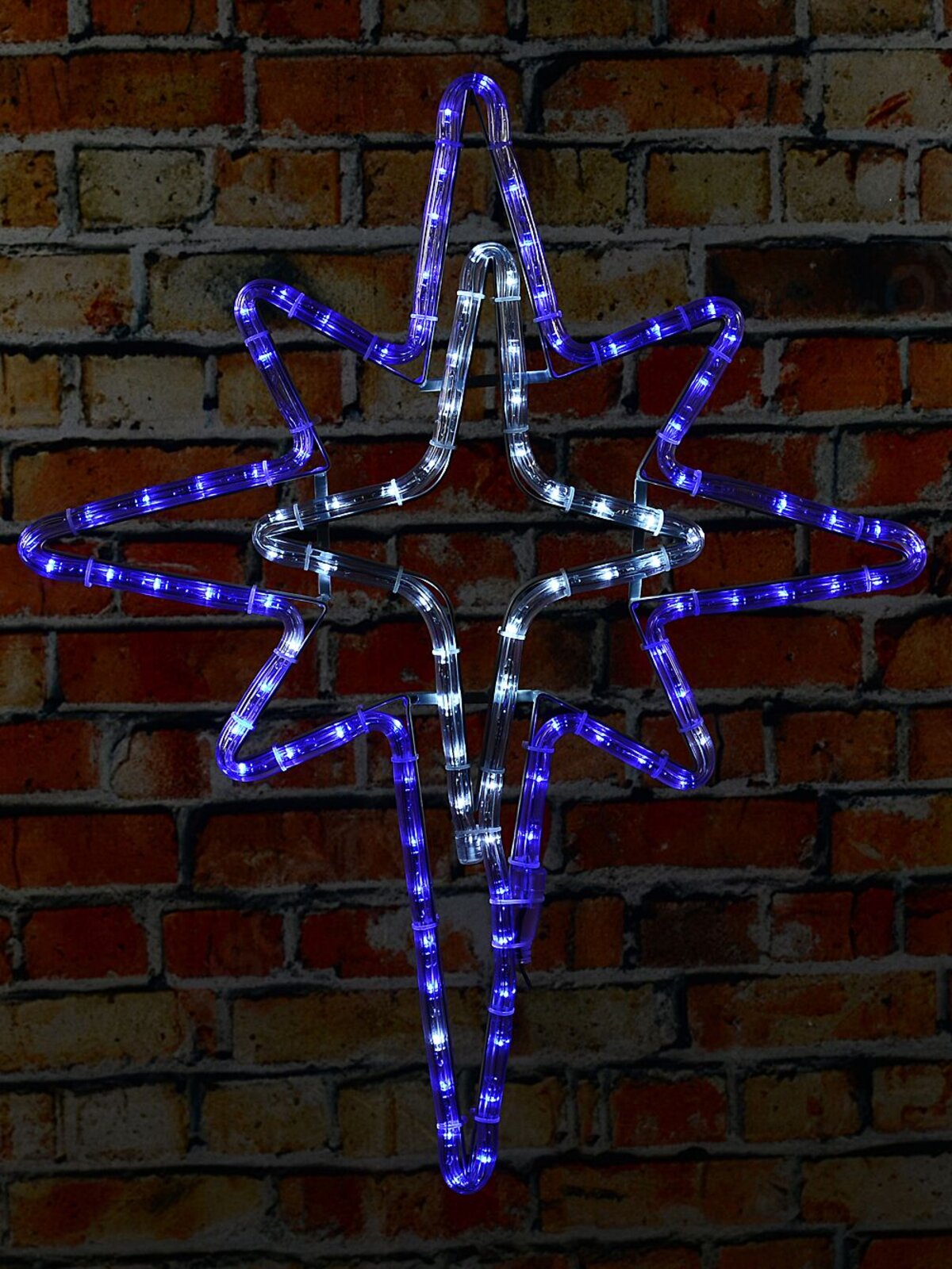58cm Dynamic Blue & Cool White LED Star Of Bethlehem Outdoor Motif — image 5