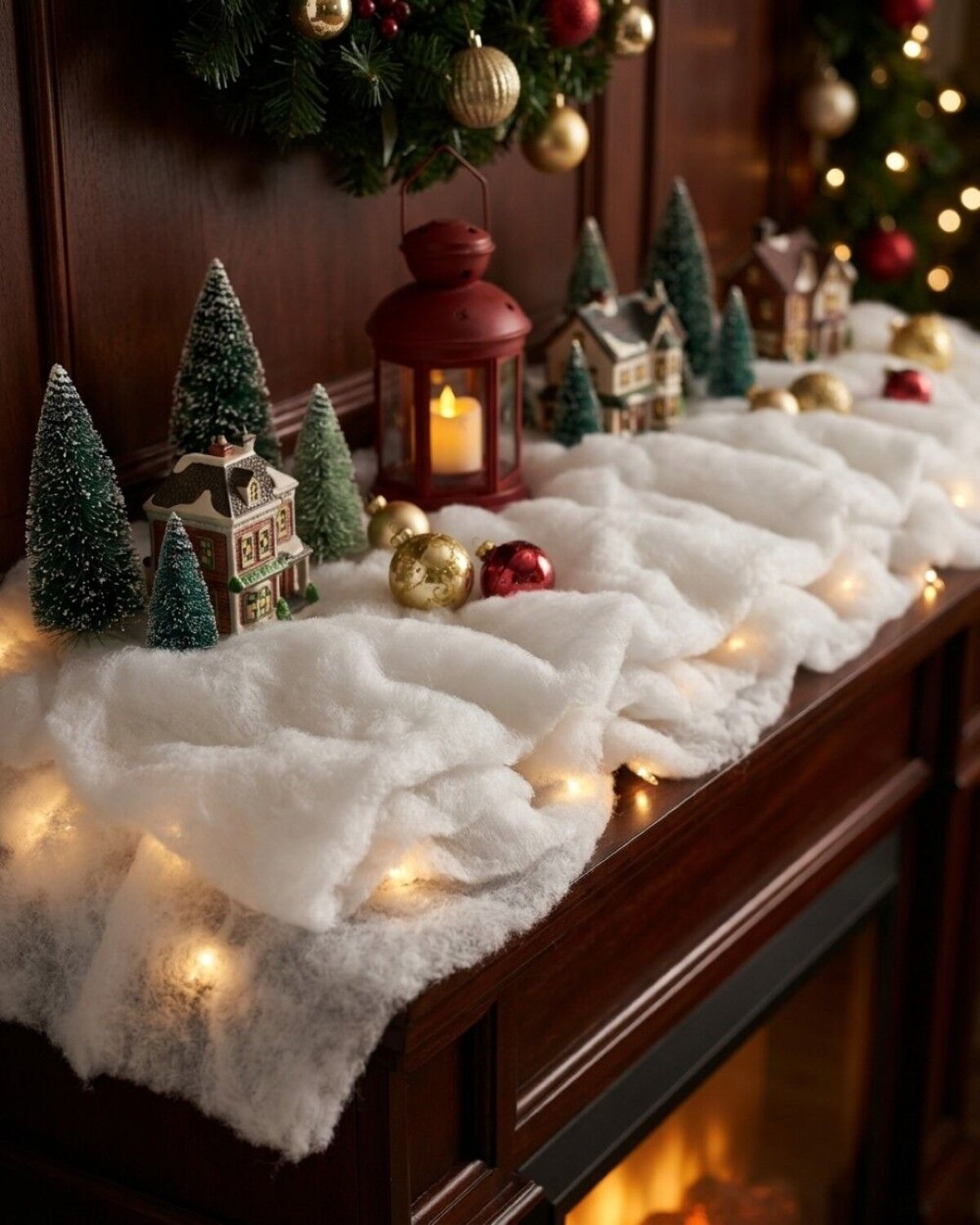Dacron Artificial Snow Blanket | 2m Flame Retardant Professional Display Snow — image 2