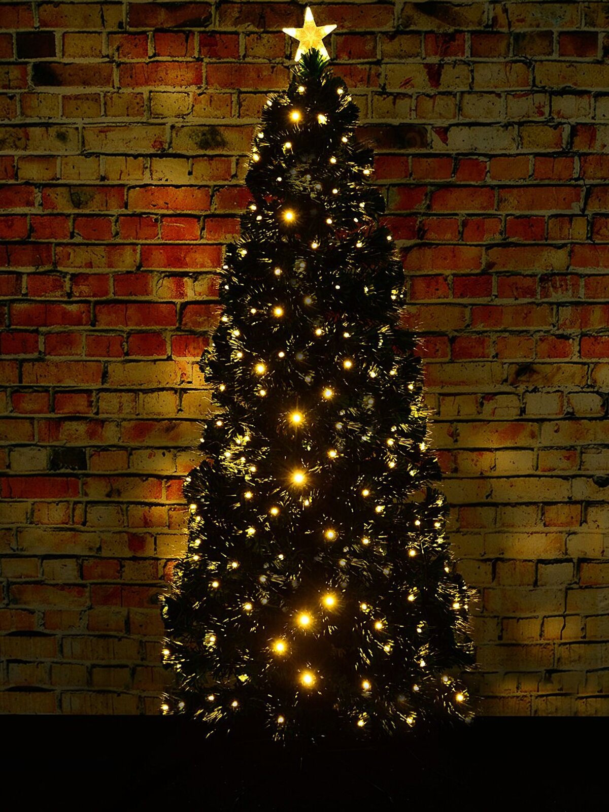 1.8m Radiant Glow Fir Warm White LED & Fibre Optic Christmas Tree | 200 Tips — image 5