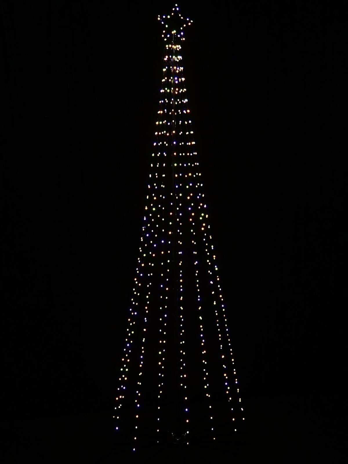 2.1m Aurora Dynamic Dual Colour LED Outdoor Conical Tree | 580 Lights — image 8