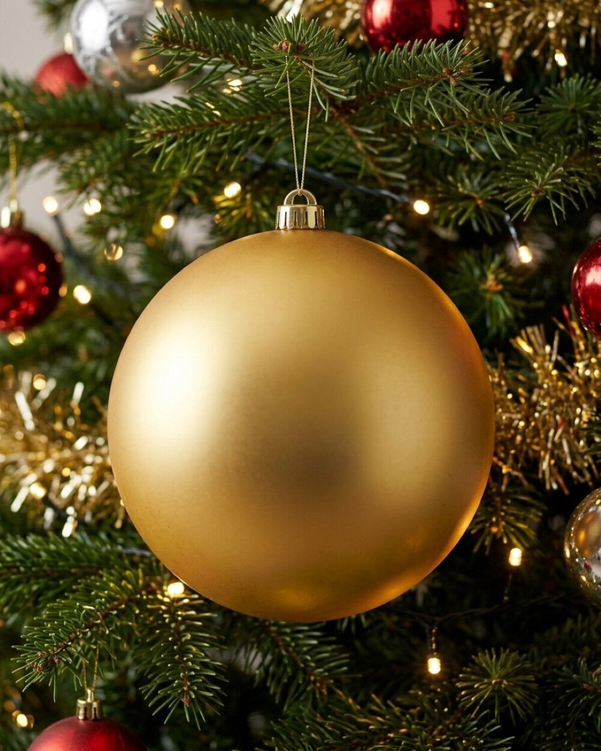 Imperial Gold Metallic Majestic Large Display Bauble | 20cm — image 2