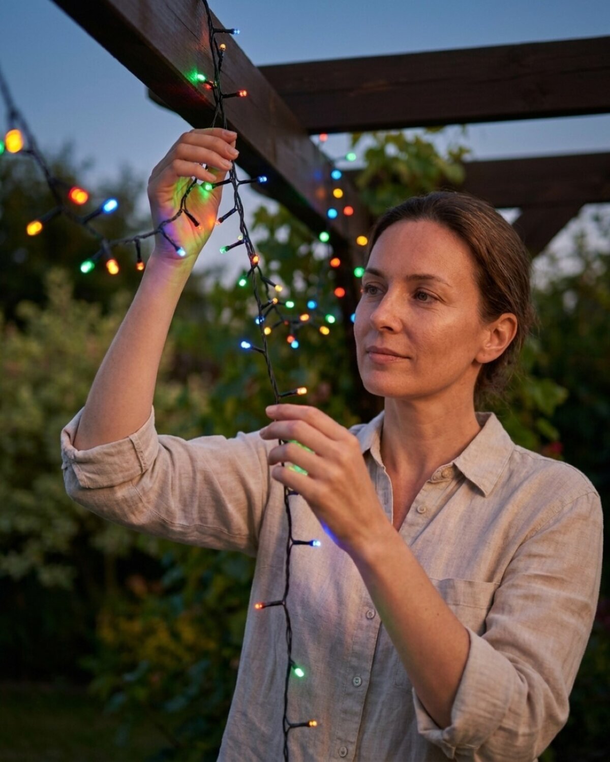 200 Multi Colour LED Solar String Fairy Lights 8 Function | 20m — image 6