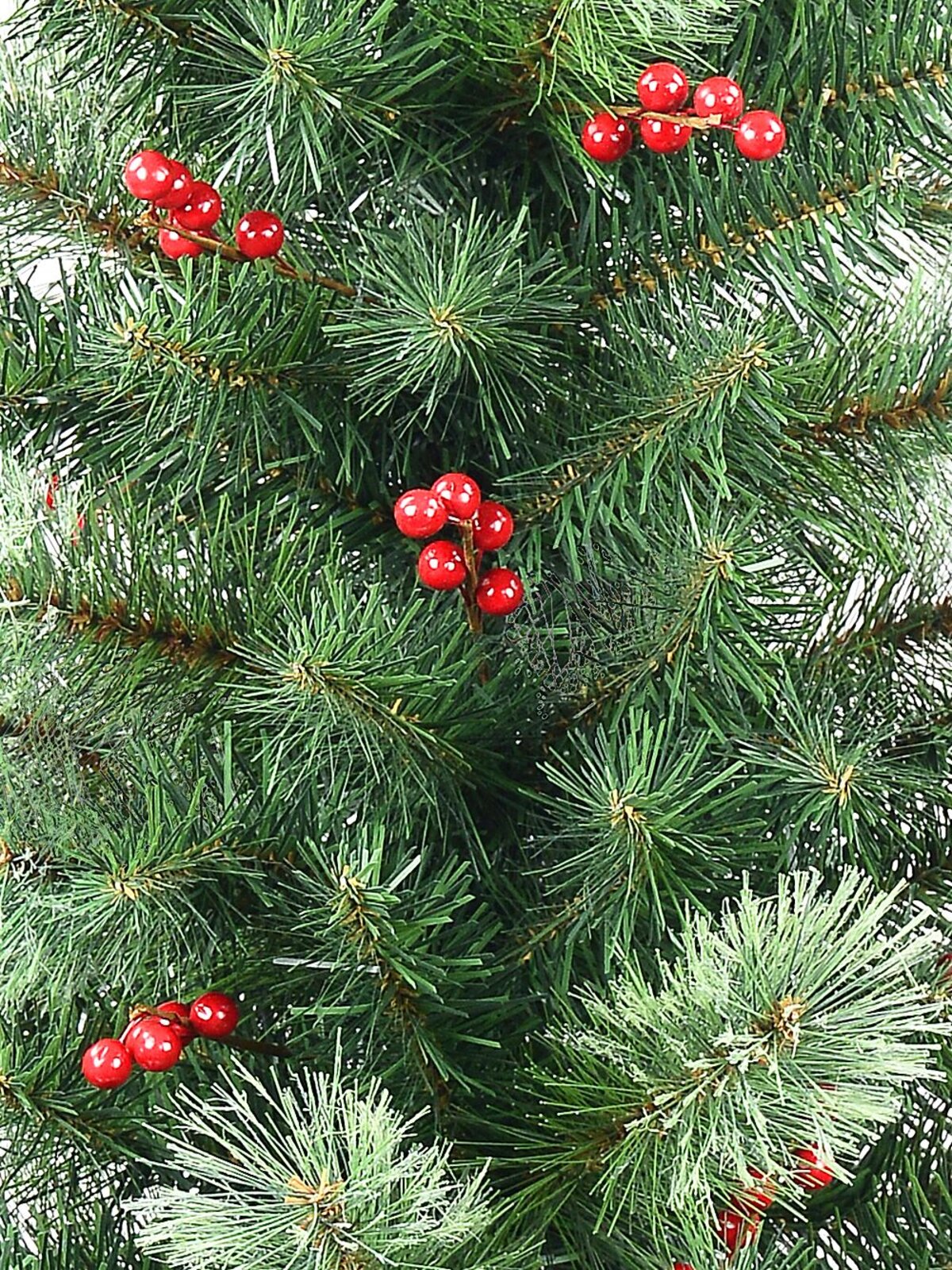 1.2m Juniper Dual Tip Cashmere Sapling Tree With Red Berries | 161 Tips