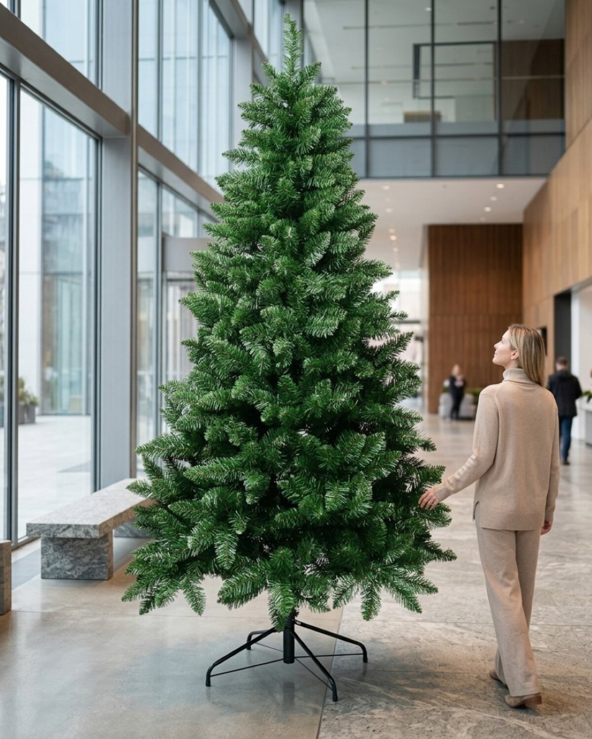3.6m Norwegian Rjukan Fir Christmas Tree | 4545 Tips & Hinged Branches — image 4