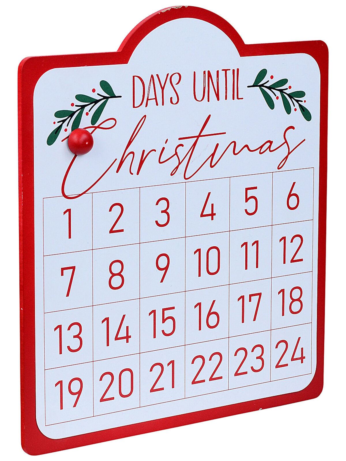 Days Until Christmas Wooden Advent Calendar Sign | 33cm