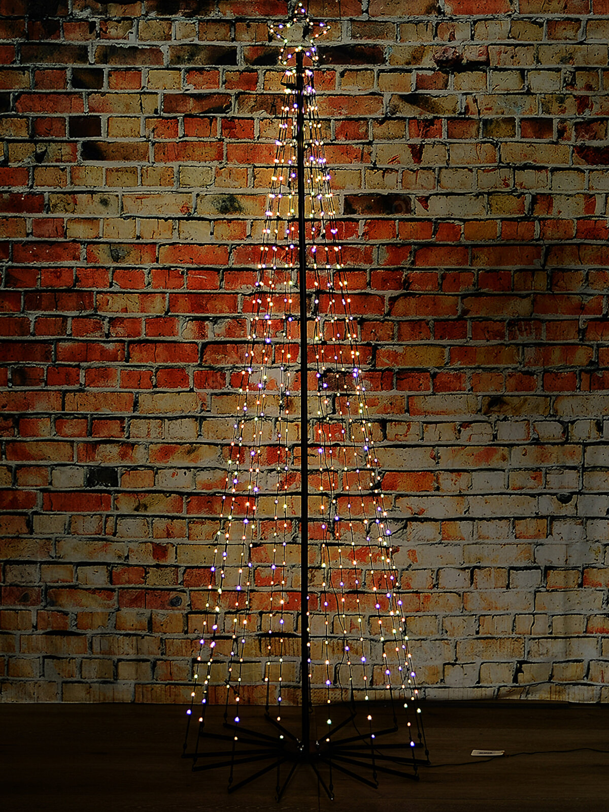 2.1m Aurora Dynamic Dual Colour LED Outdoor Conical Tree | 580 Lights — image 6