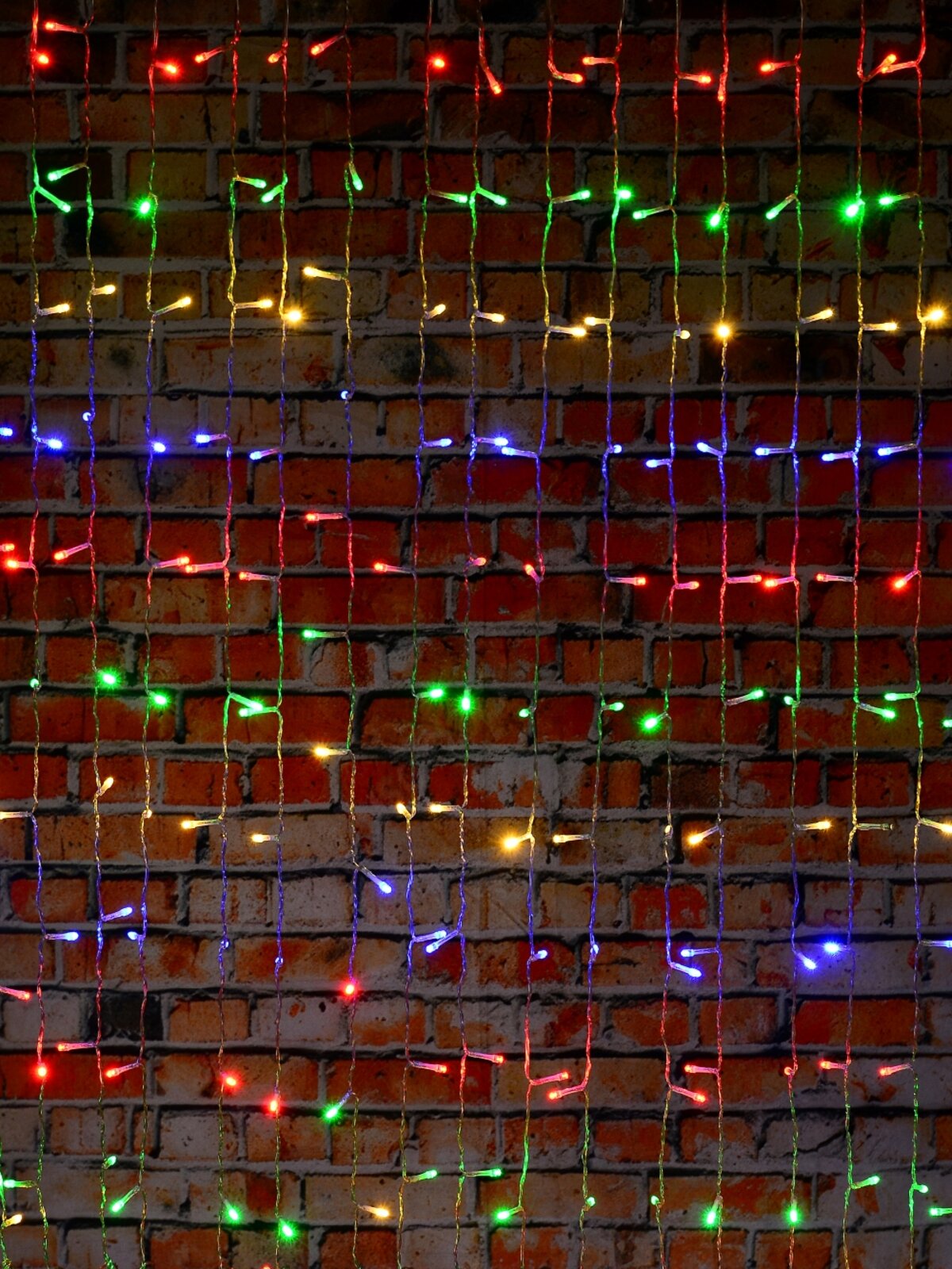 600 Multi Colour LED Curtain Lights 8 Function With Timer | 3m x 3m