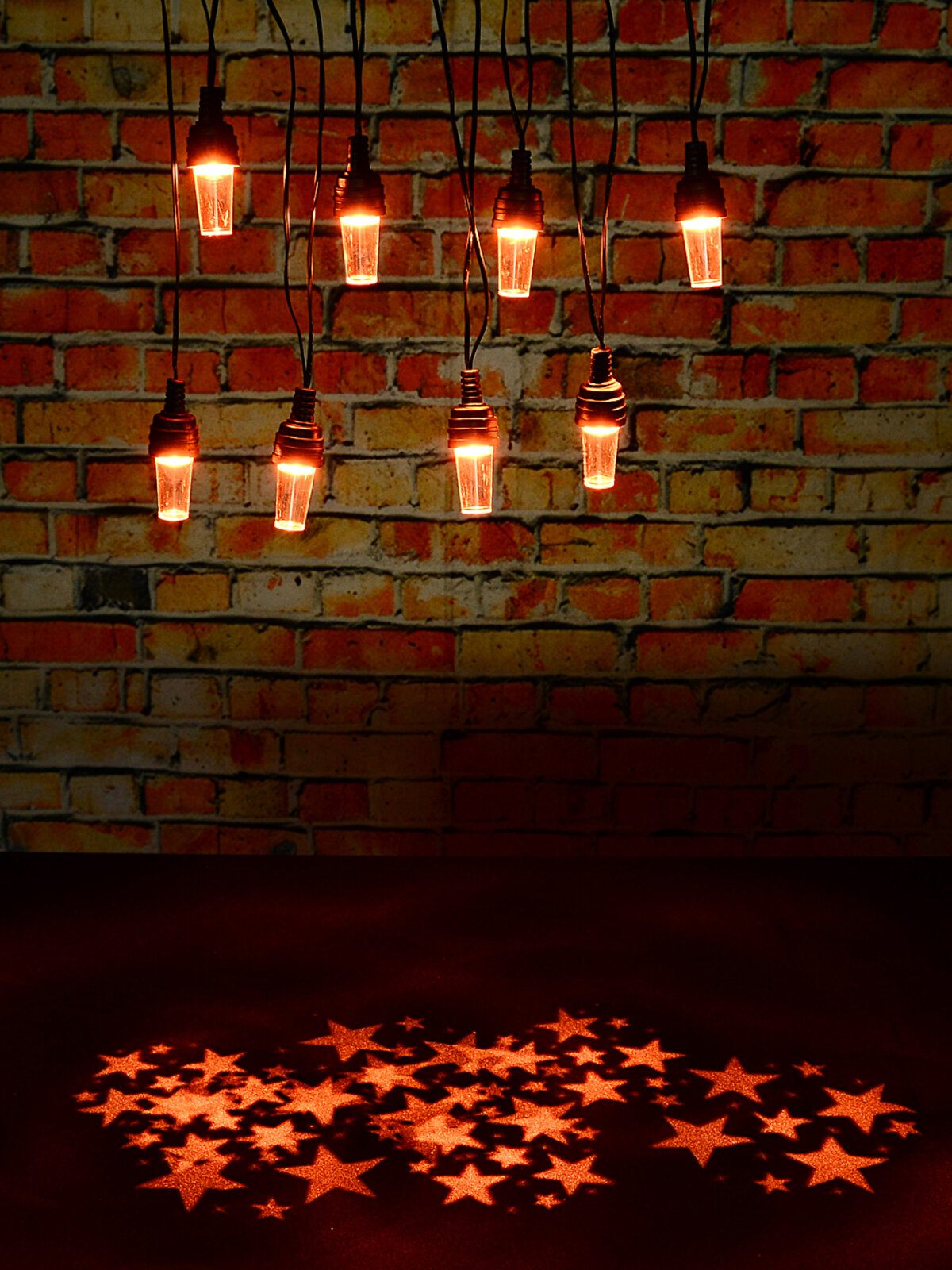 8 LED Warm White Star Projector Fairy Lights With Timer | 3.5m — image 5