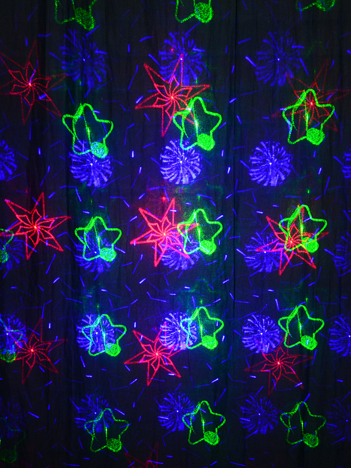 Red Green & Blue Multi Pattern LED Christmas Garden Laser Light | 17m x 15m — image 6