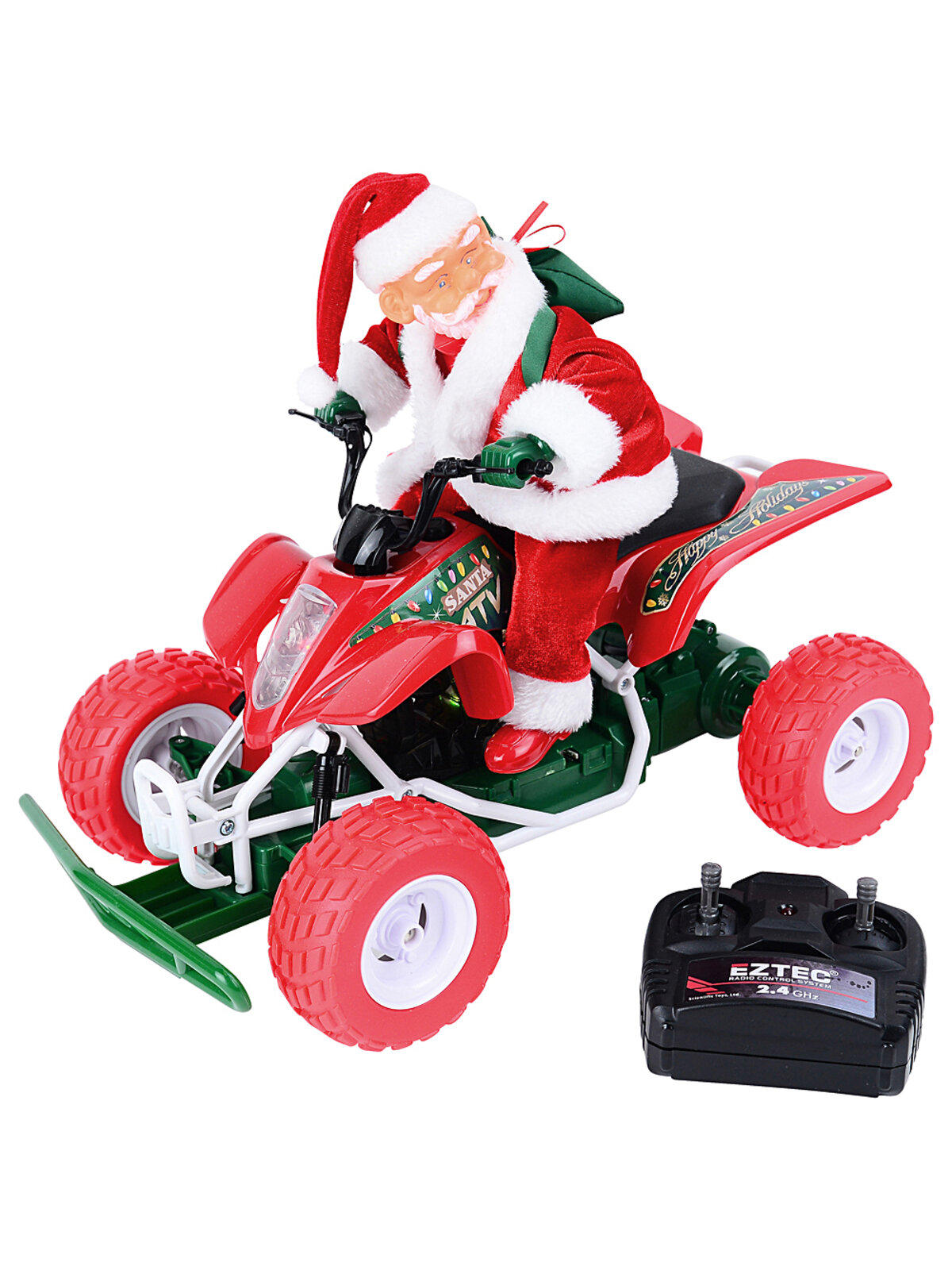 Eztec Radio Control Santa ATV | 1:7 Scale Remote Control Christmas Quad Bike — image 4