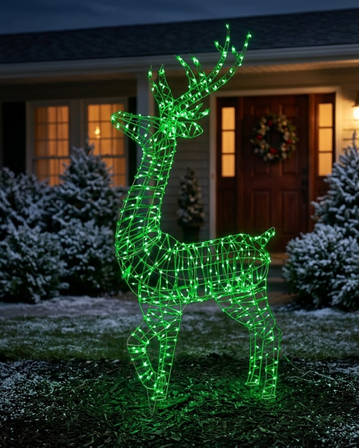 1.5m Rainbow Reindeer 3D Smart LED Outdoor Christmas Motif | 17 Sequences — image 4