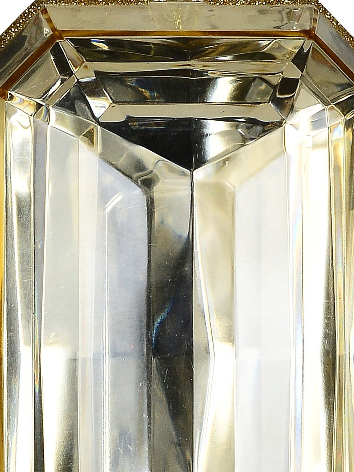 Radiant Citrine Gold Faceted Jewel Large Display Ornament | 20cm — image 3