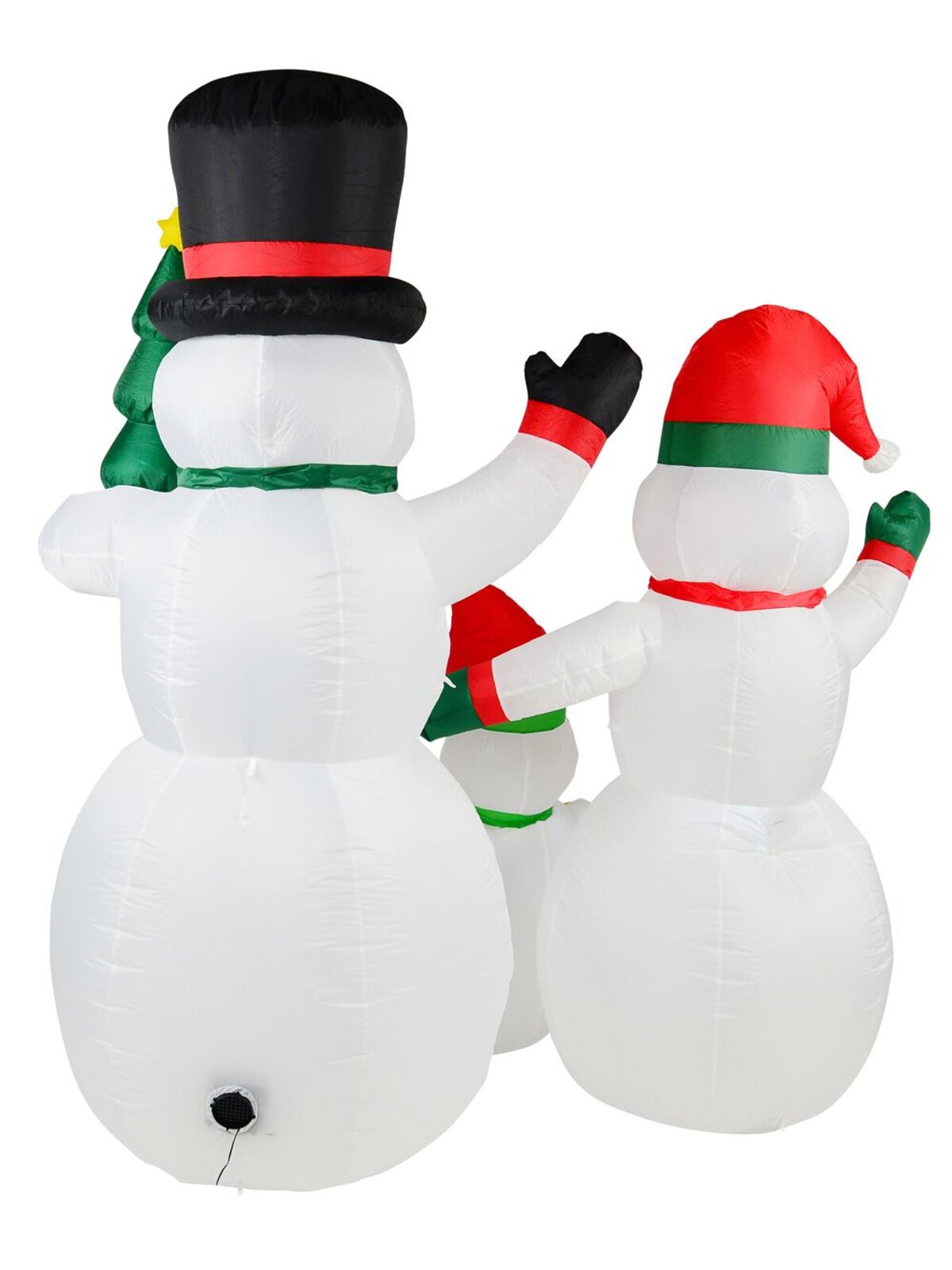 2.2m The Joyous Snowman Family Illuminated Christmas Inflatable — image 5