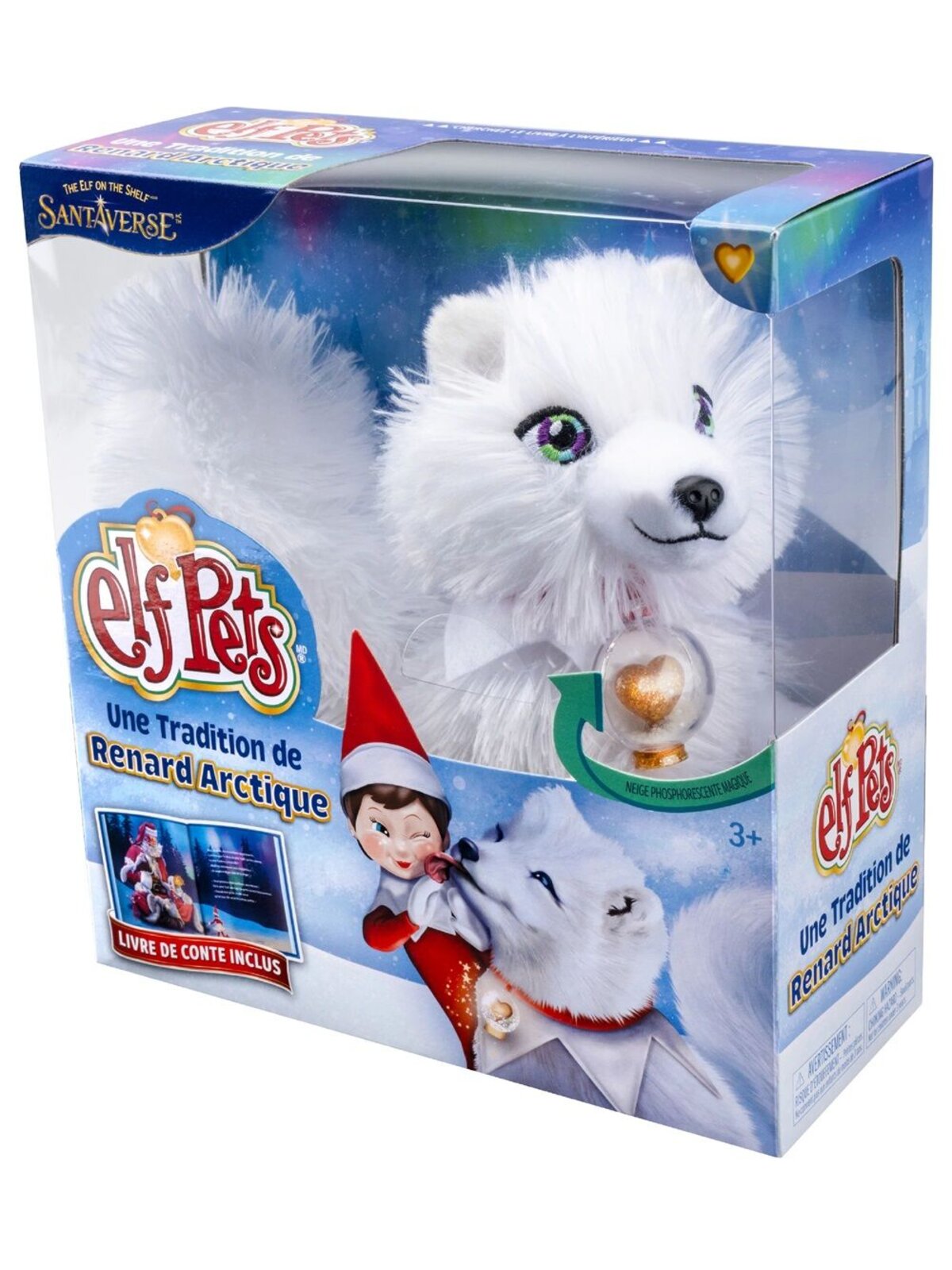 23cm Elf On The Shelf Elf Pets An Arctic Fox Tradition Plush Toy Set — image 3
