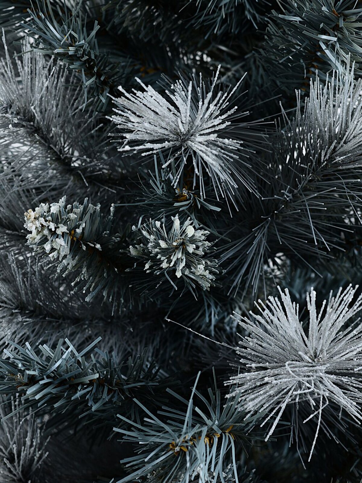 2.3m Gray River Arctic Artificial Christmas Tree | 1028 Grey & White Tips — image 5