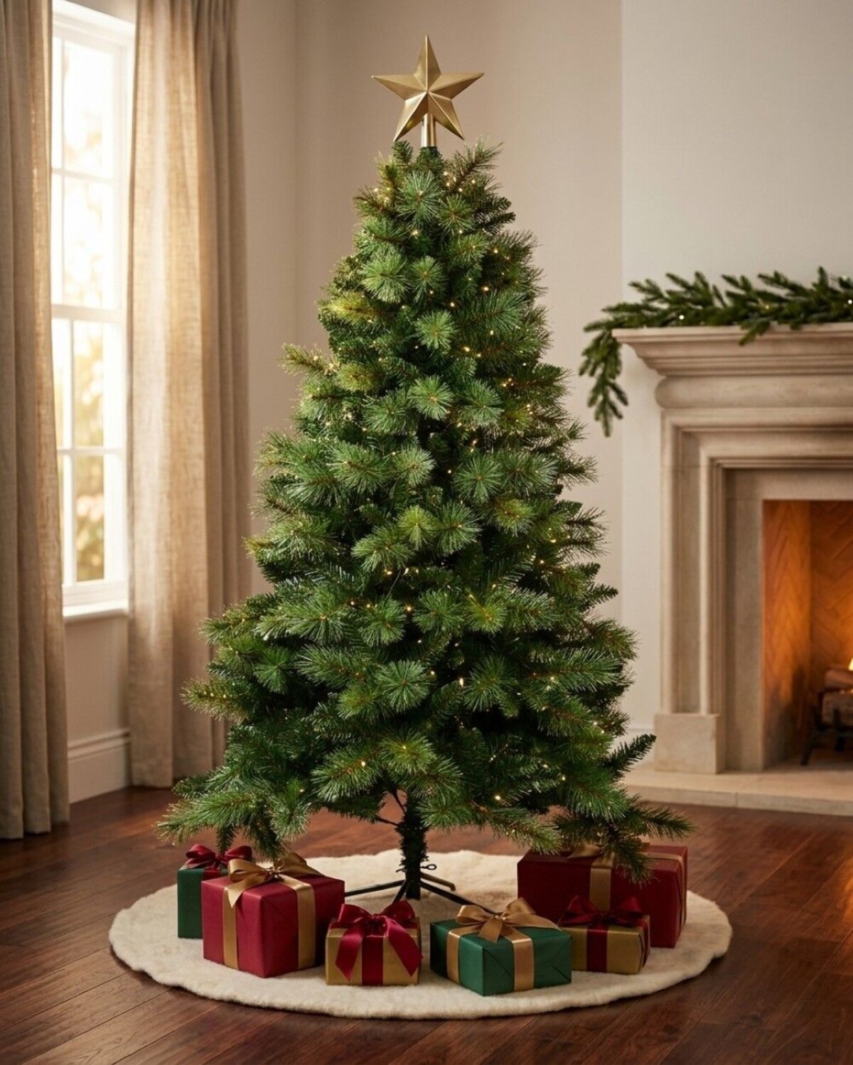 2.3m Weymouth Dual Leaf Christmas Tree | 1383 Tips & Hinged Branches — image 4