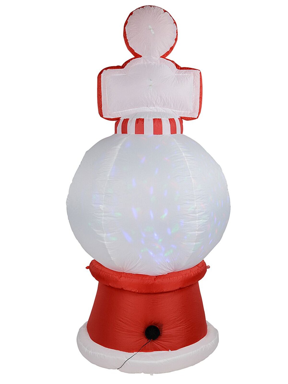 2.4m Large Snowman Gumball Machine | Rotating LED Outdoor Inflatable — image 5