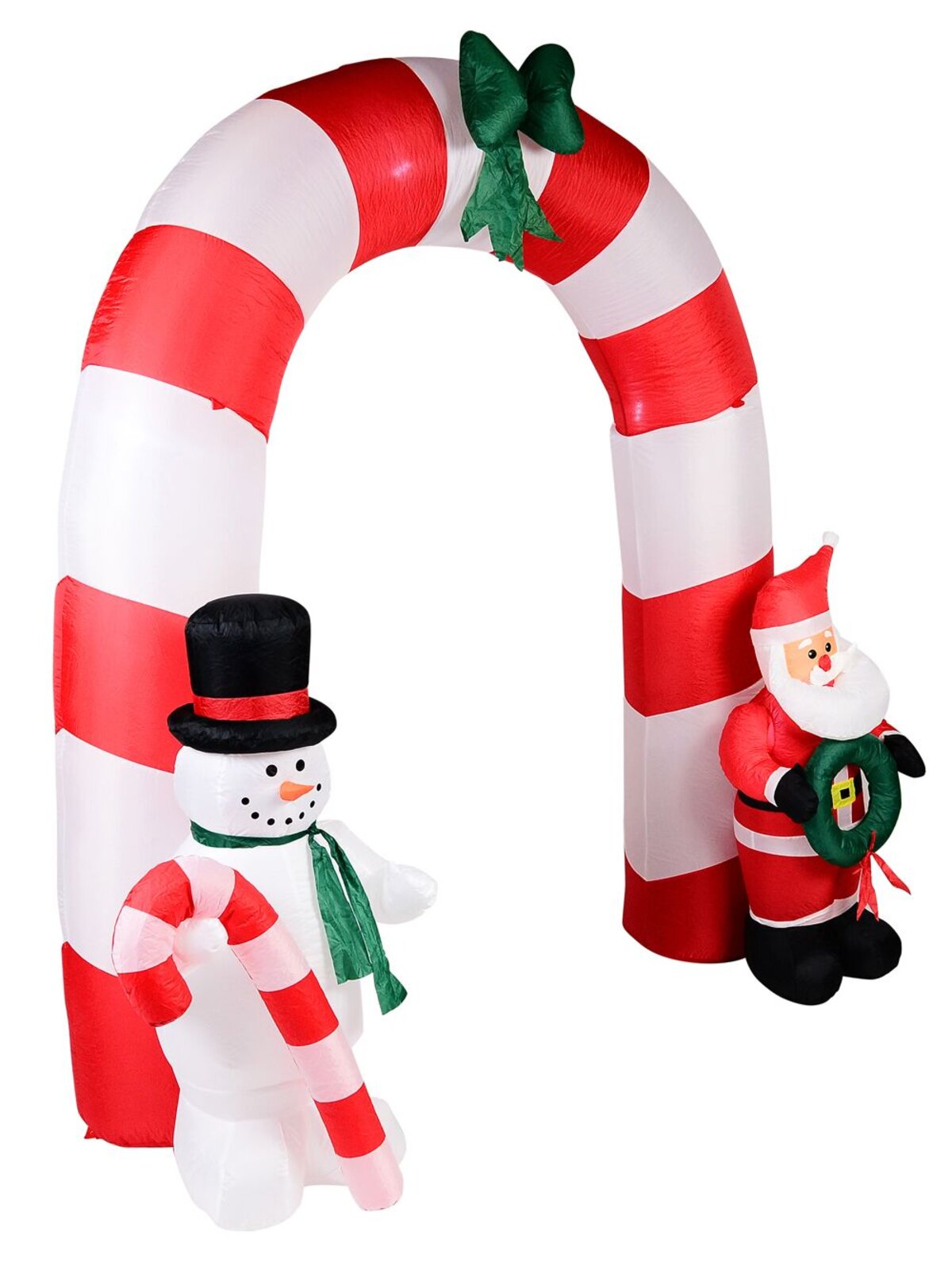 2.5m Santa, Snowman & Archway Illuminated Christmas Inflatable — image 3