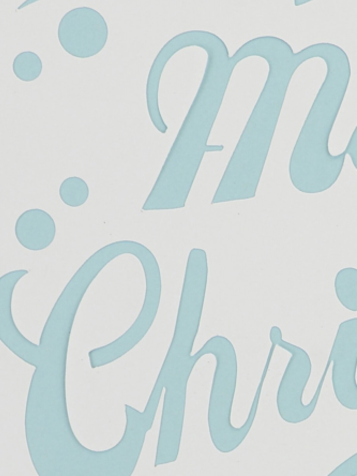 Reusable Merry Christmas Window Stencil | 26cm Snow Spray Template — image 3