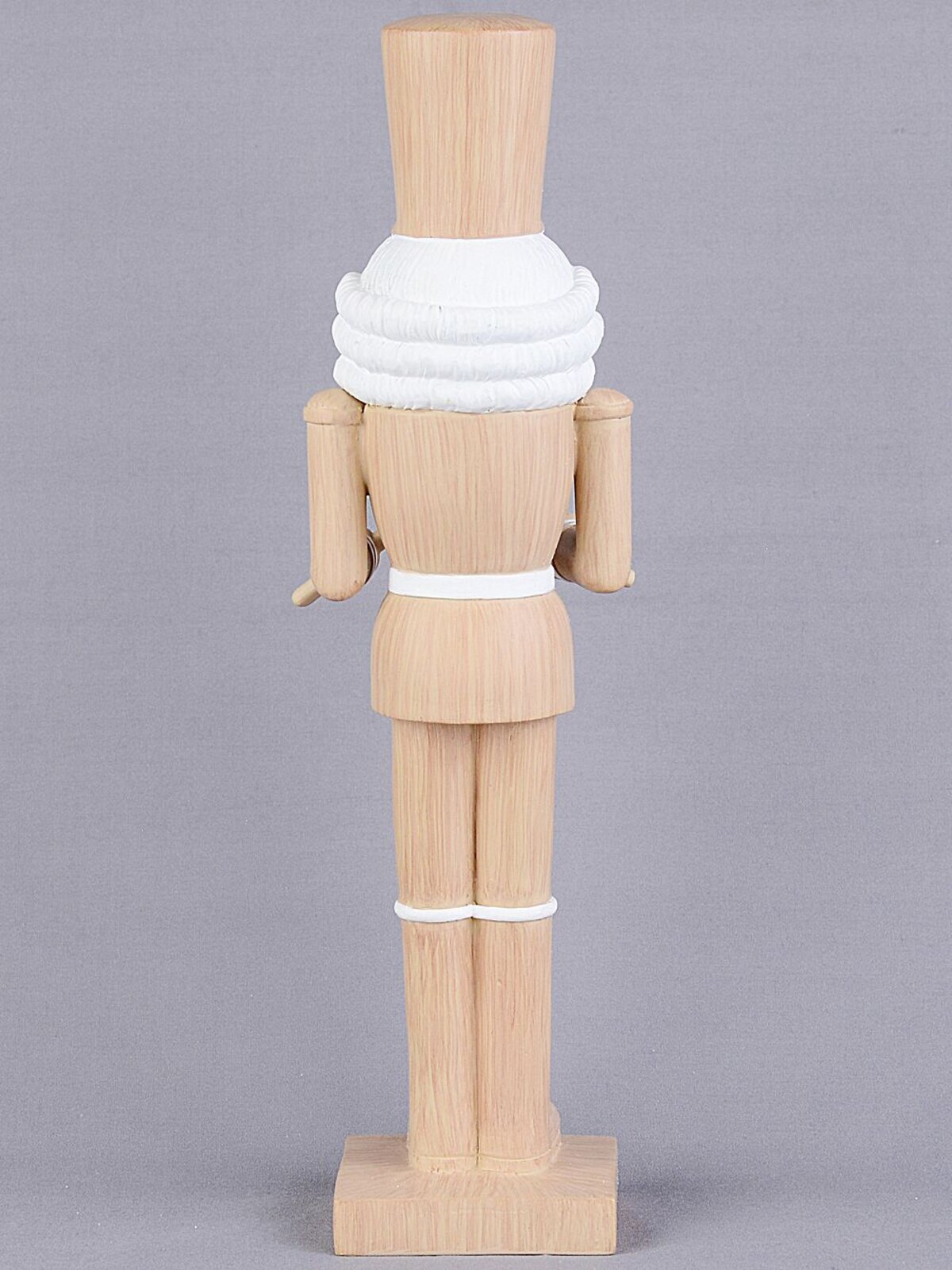 26cm Wooden Look Toy Soldier Drummer Boy Resin Figurine — image 6