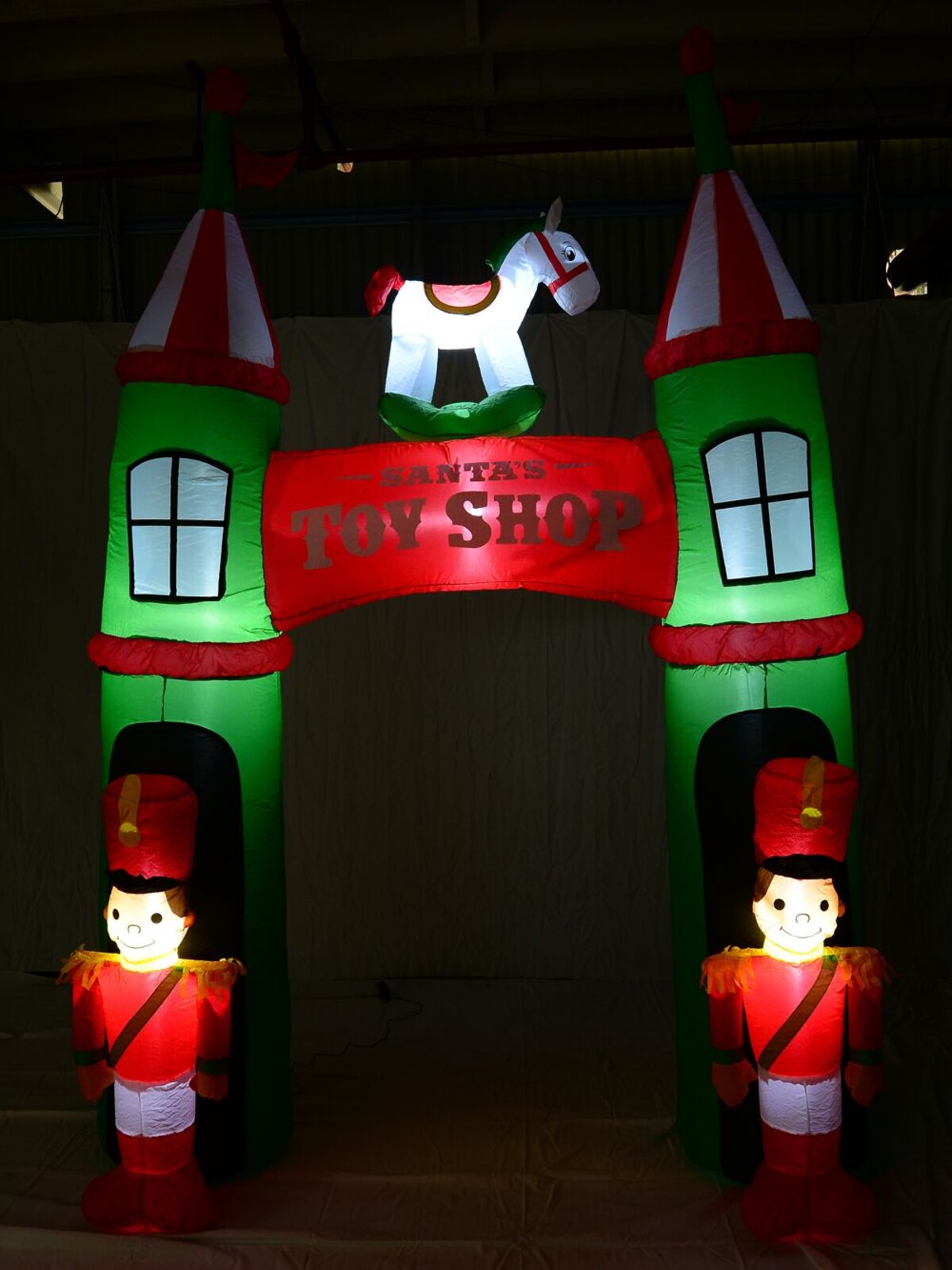 2.9m Santa's Toy Shop Archway | LED Outdoor Inflatable — image 5