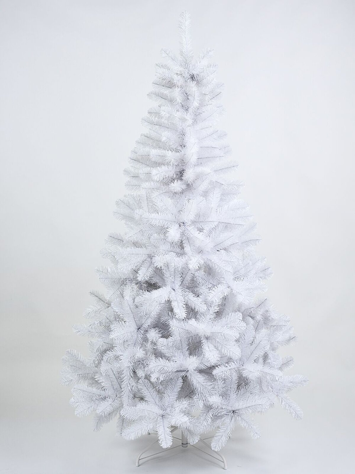 2m Arctic White Artificial Christmas Tree | 770 Tips & Hinged Branches — image 3