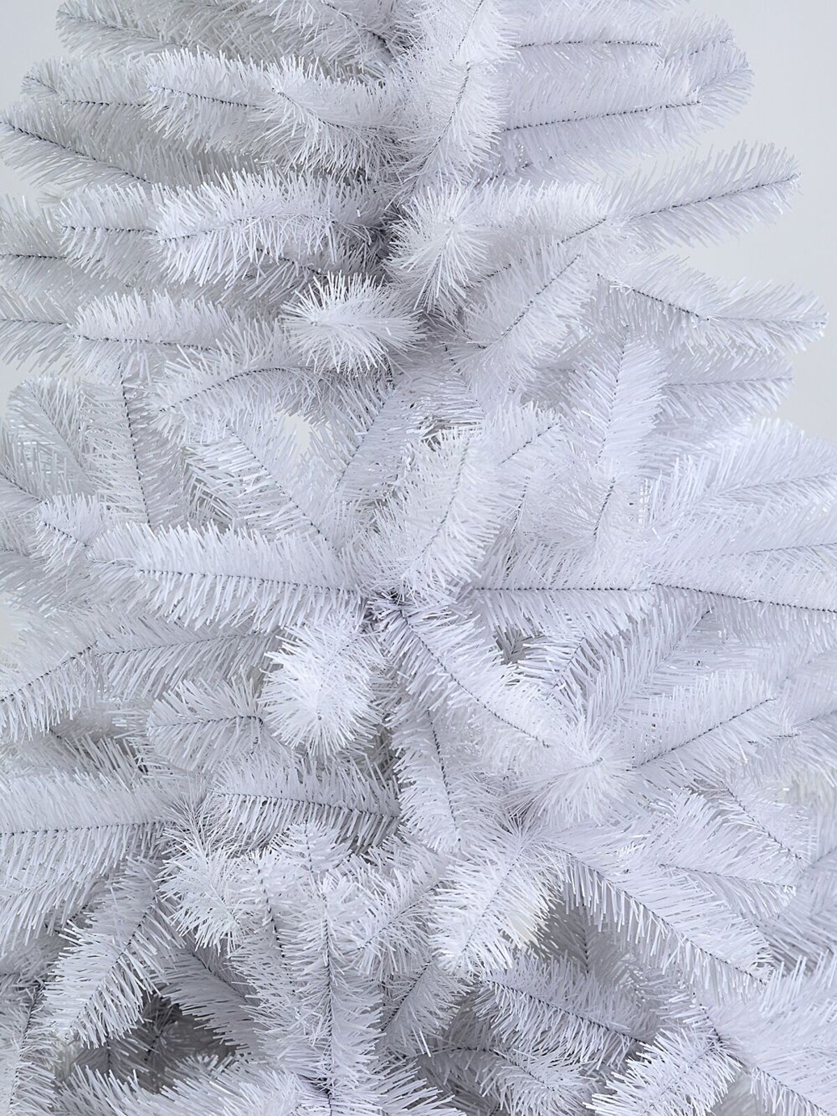 2m Arctic White Artificial Christmas Tree | 770 Tips & Hinged Branches — image 4