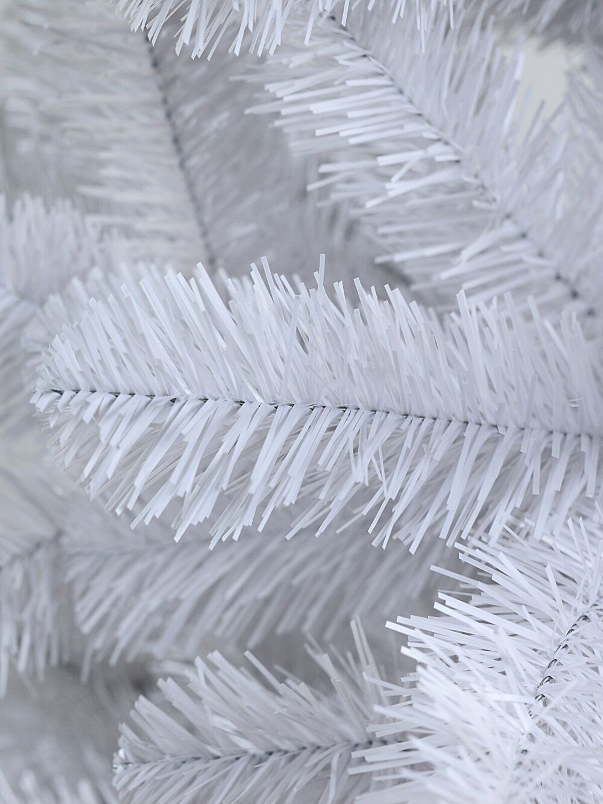 2m Arctic White Artificial Christmas Tree | 770 Tips & Hinged Branches — image 5