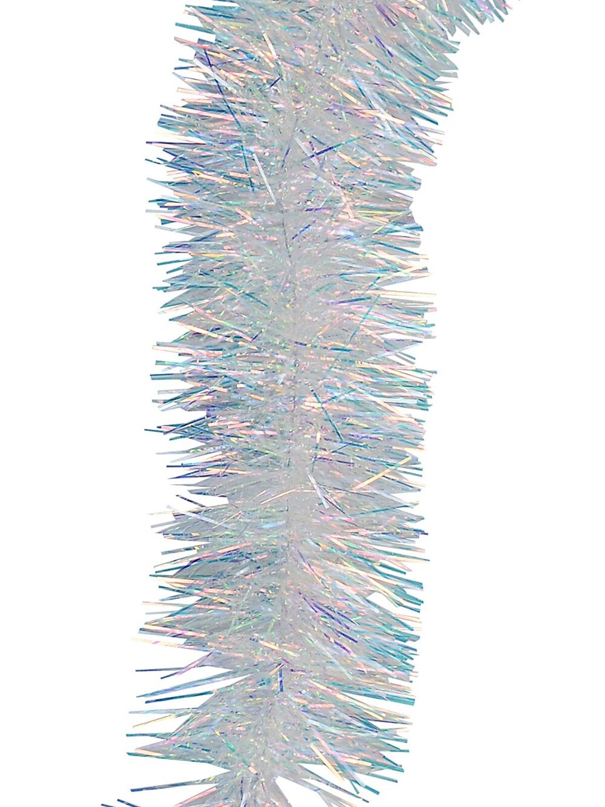 2m Fine Iridescent Fir Needle 6ply 85mm Tinsel Garland — image 3