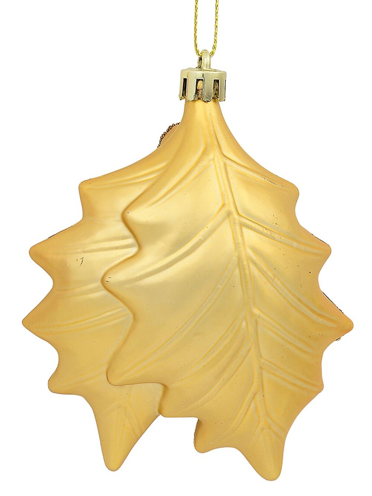 2x Radiant Gold & Rose Gold Mistletoe Whimsical Essential Ornaments | 12cm — image 5