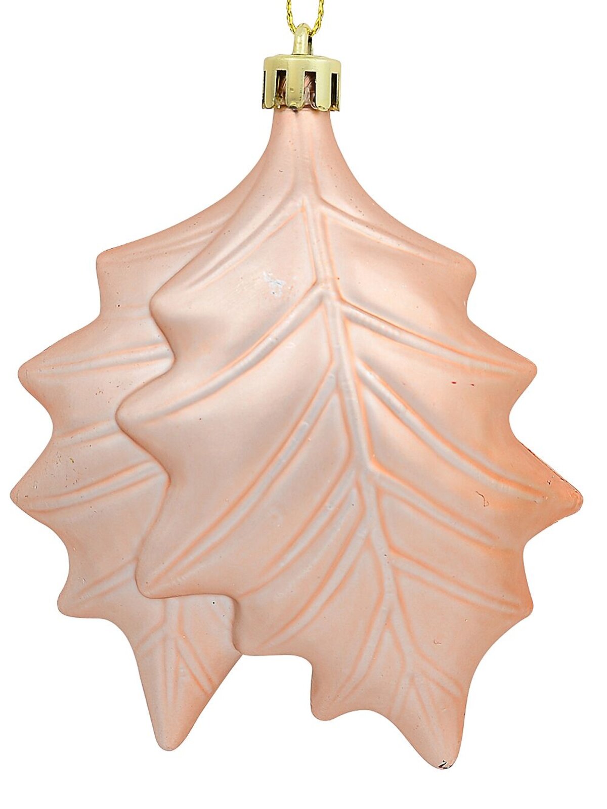 2x Radiant Gold & Rose Gold Mistletoe Whimsical Essential Ornaments | 12cm — image 4