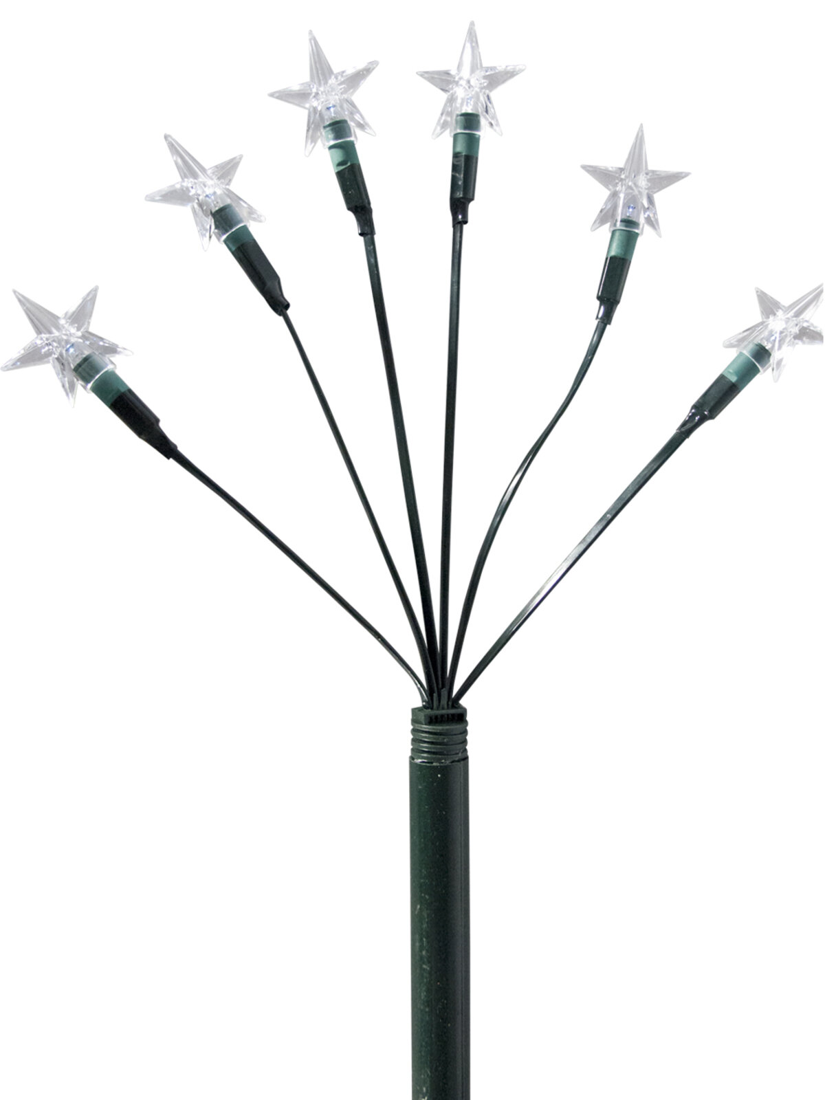 30 Blue & Cool White LED Stars On 5 Solar Stake Lights - 3m — image 2