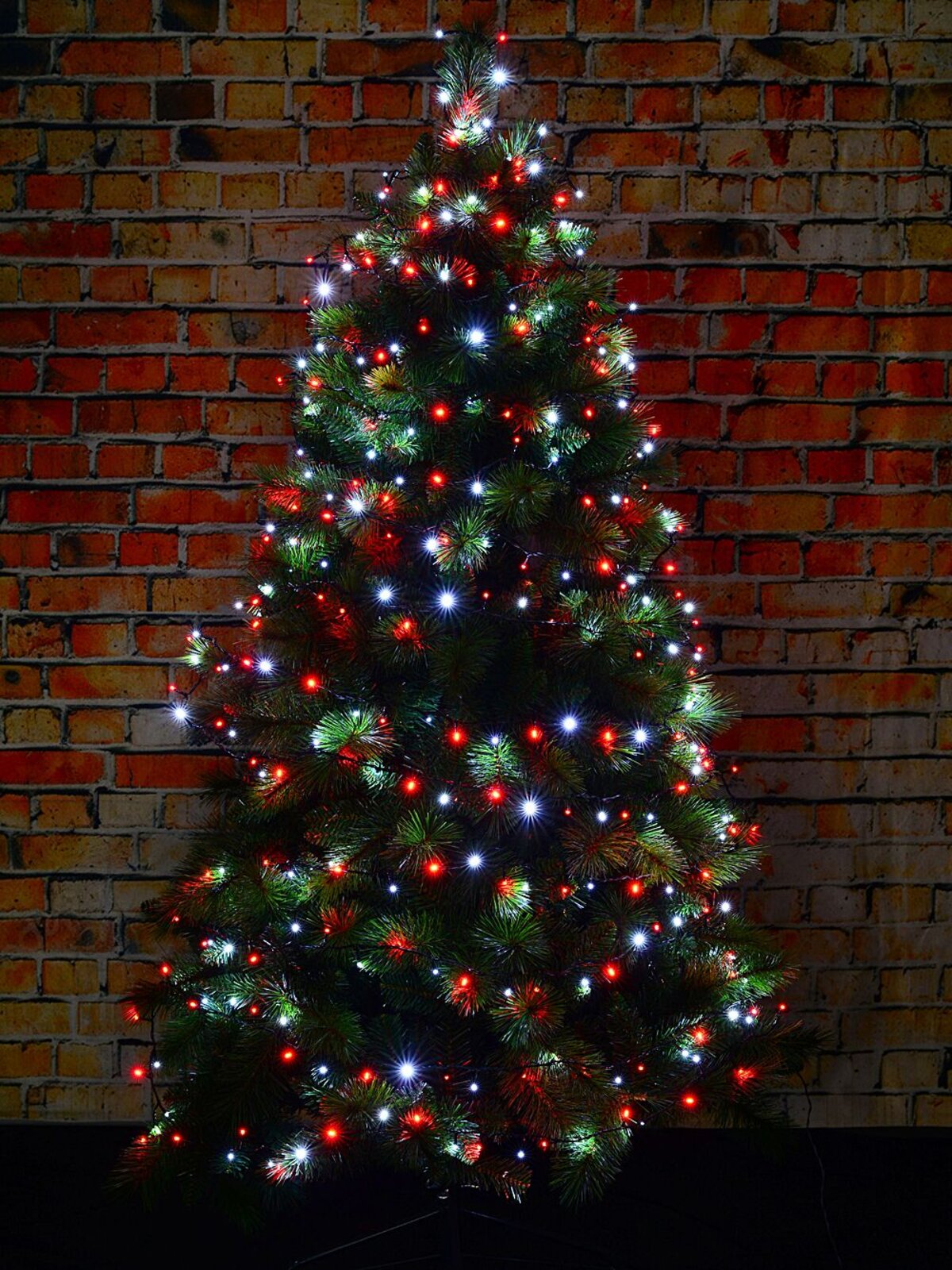 300 Red & Cool White LED String Fairy Lights 8 Function With Timer | 15m — image 2