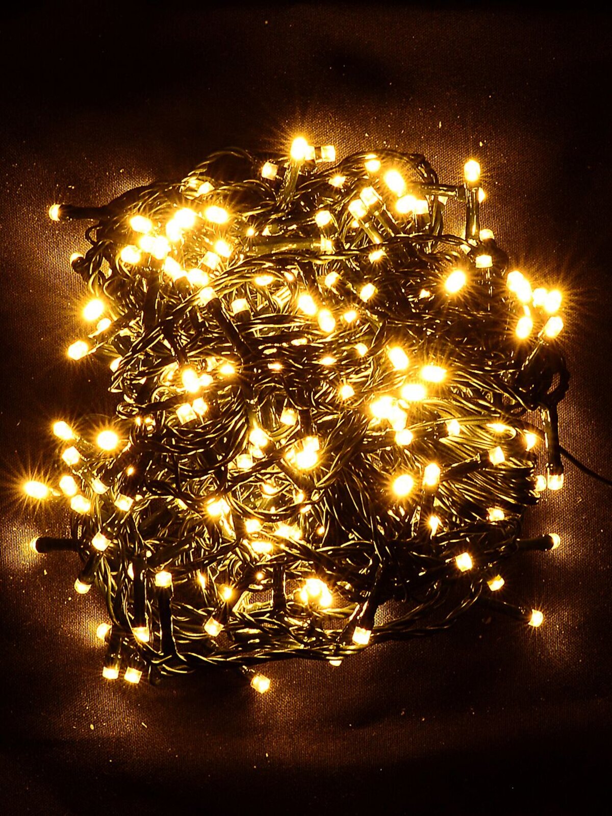 300 Warm White LED String Fairy Lights 8 Function With Timer | 15m — image 3