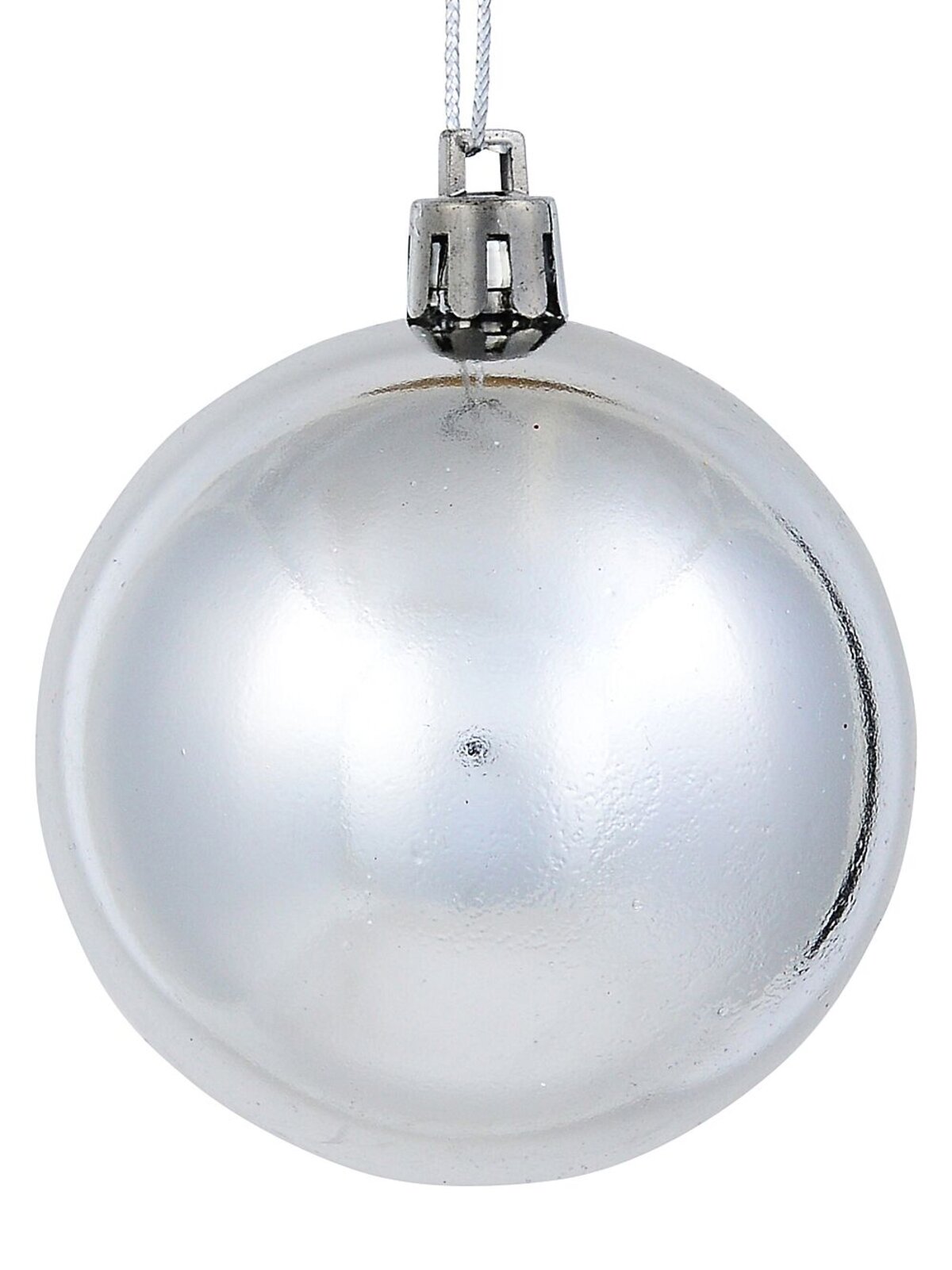 32x Lustrous Silver Essential & Grand Mixed Finish Baubles | 60mm & 15cm — image 9