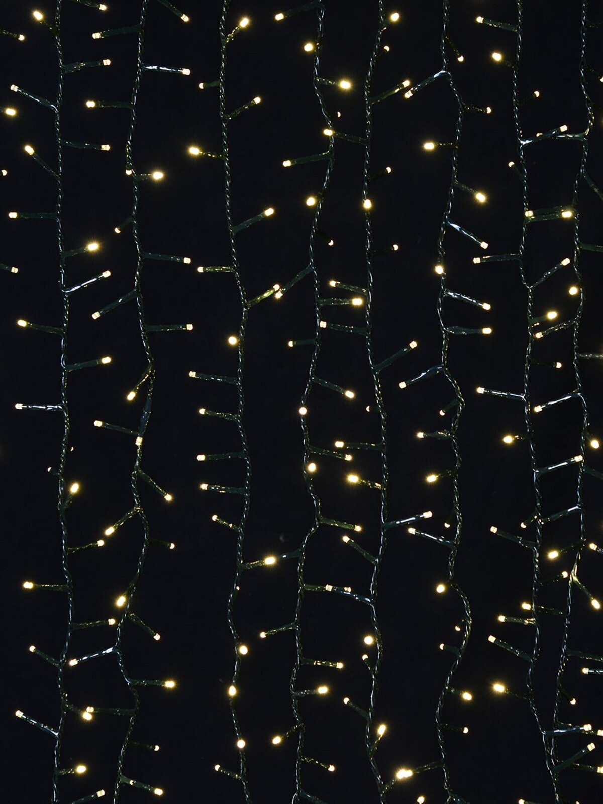 350 Warm White Concave Bulb Christmas Fairy String Lights - 8.7m