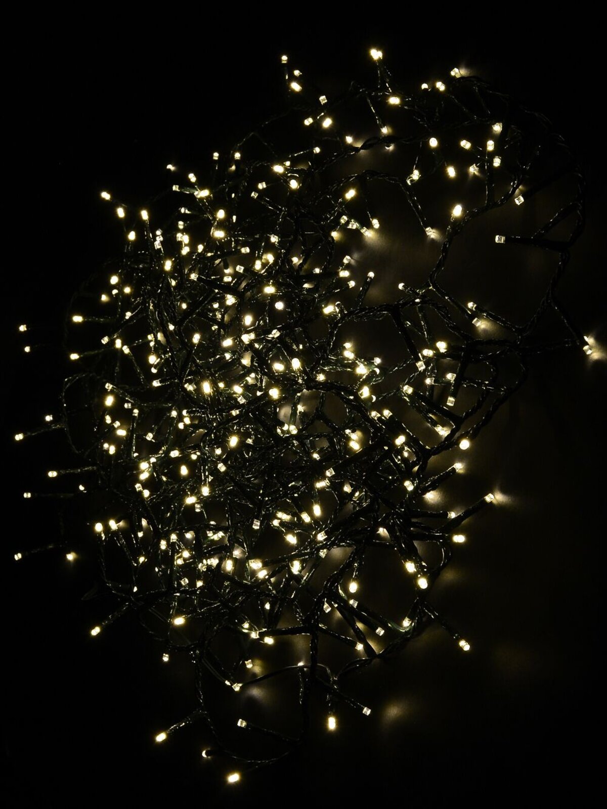 350 Warm White Concave Bulb Christmas Fairy String Lights - 8.7m