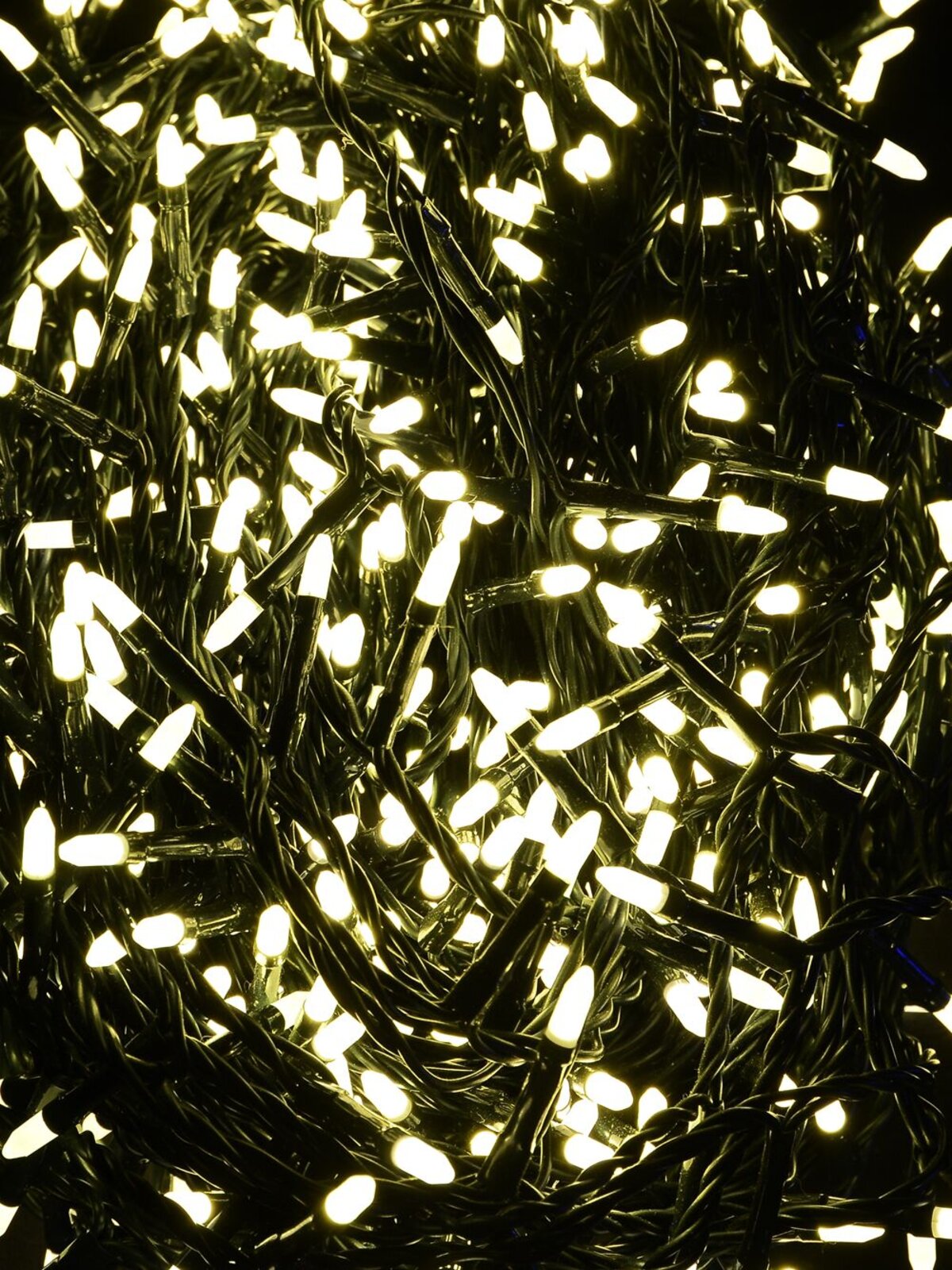 350 Warm White LED Bullet Bulb String Lights - 17.5m